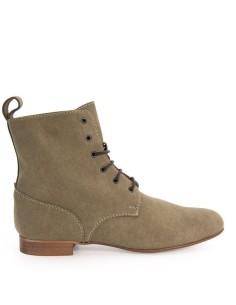 Stivaletto Vegan da Donna in Microsuede Sfoderata - ELEONORA (TAUPE) - NOAH Vegan Shoes