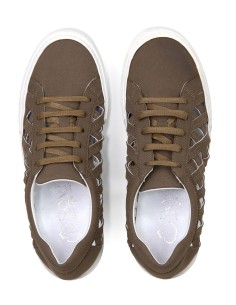 Sneaker Vegan Estiva in Microsuede Traforata 2