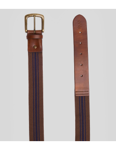Cintura Casual Vegana - MASCAGNI (BROWN-BLUE) - SOLARI MILANO 2