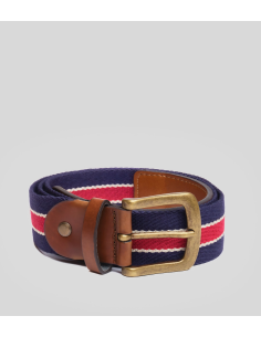 Cintura Casual Vegan - BRERA (RED-WHITE-BLUE) - SOLARI MILANO