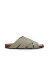 Sandalo Vegano con Design Incrociato - TANNA GREEN - NAE Vegan Shoes