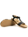 Sandalo Vegan da Donna - FOOTBED SANDALS (BLACK) - Will's Vegan Shoes